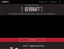 Tablet Screenshot of devdraft.com